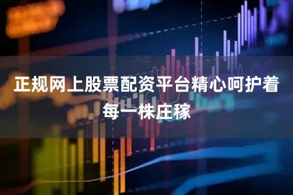 正规网上股票配资平台精心呵护着每一株庄稼