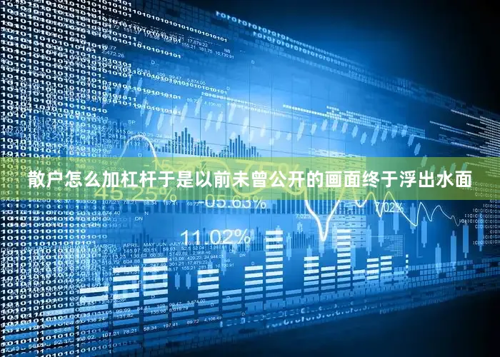 散户怎么加杠杆于是以前未曾公开的画面终于浮出水面